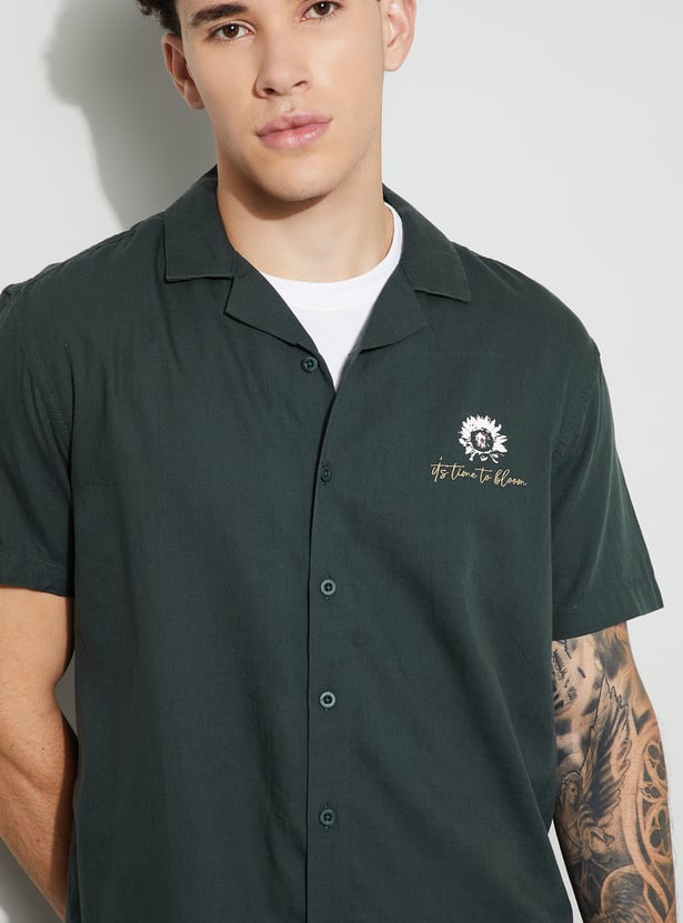 CODE UNWIND Printed Regular Fit Shirt