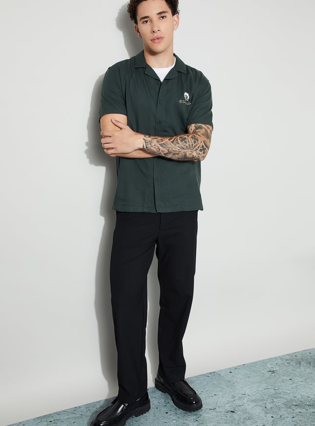 CODE UNWIND Printed Regular Fit Shirt