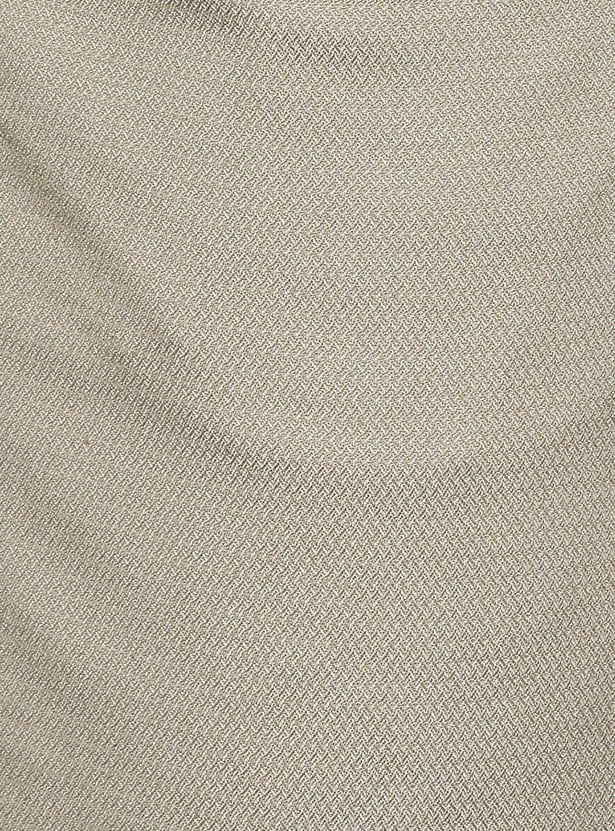 CODE Textured Slim Tapered Formal Trousers