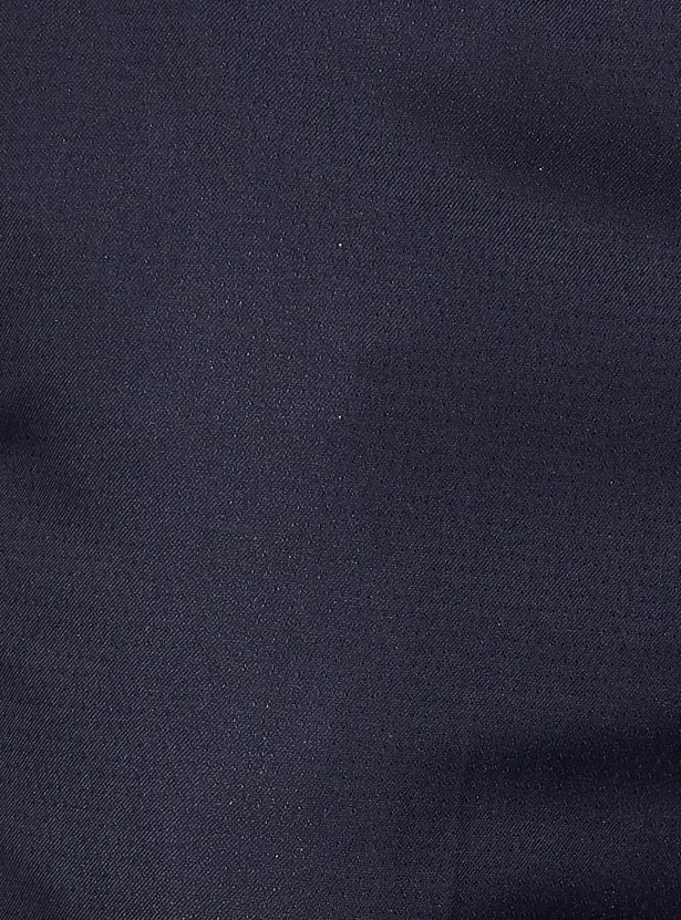 CODE Solid Slim Tapered Formal Trousers