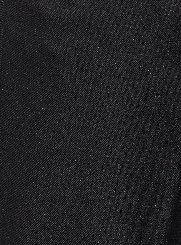 CODE Solid Slim Tapered Formal Trousers