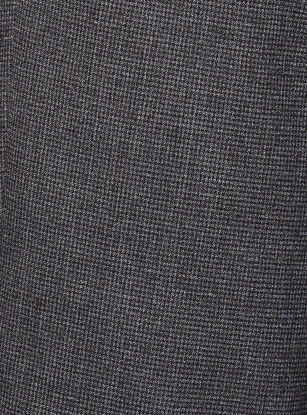 CODE Textured Slim Tapered Trousers