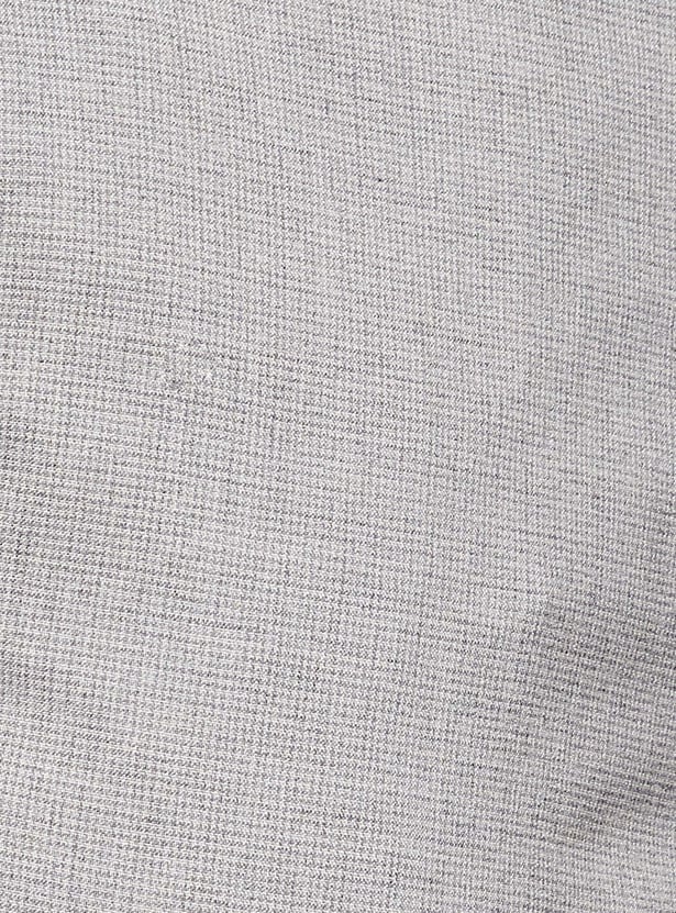 CODE Textured Slim Tapered Trousers