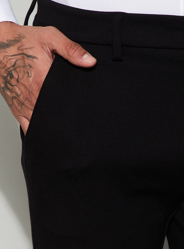 CODE Solid Super Slim Formal Trousers
