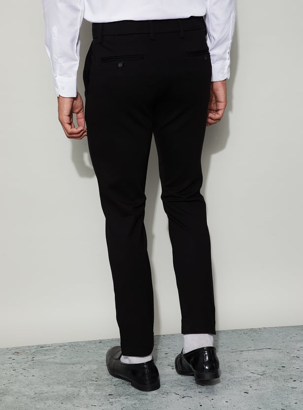 CODE Solid Super Slim Formal Trousers