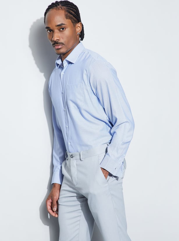 CODE Patterned Regular Fit Formal Shirt