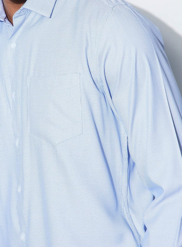 CODE Patterned Regular Fit Formal Shirt