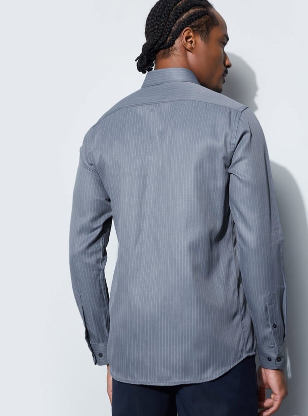 CODE Striped Slim Fit Formal Shirt