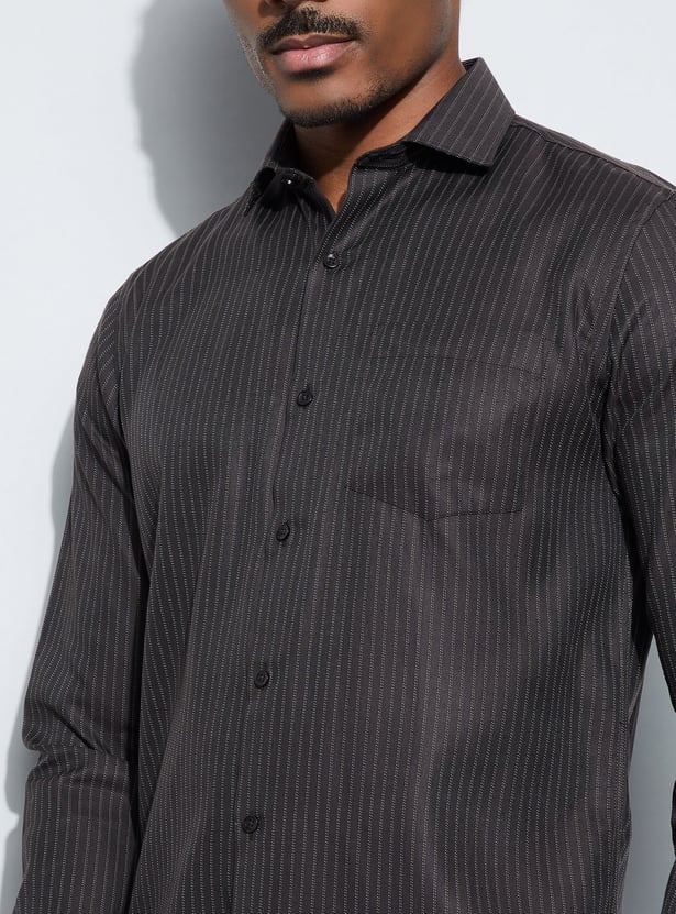 CODE Striped Slim Fit Formal Shirt