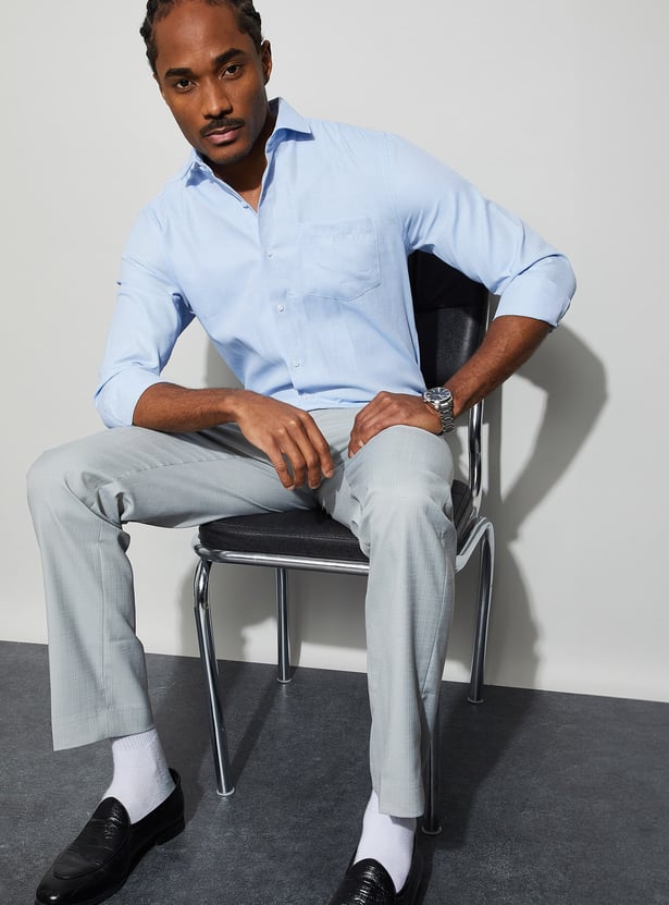 CODE Striped Slim Fit Formal Shirt