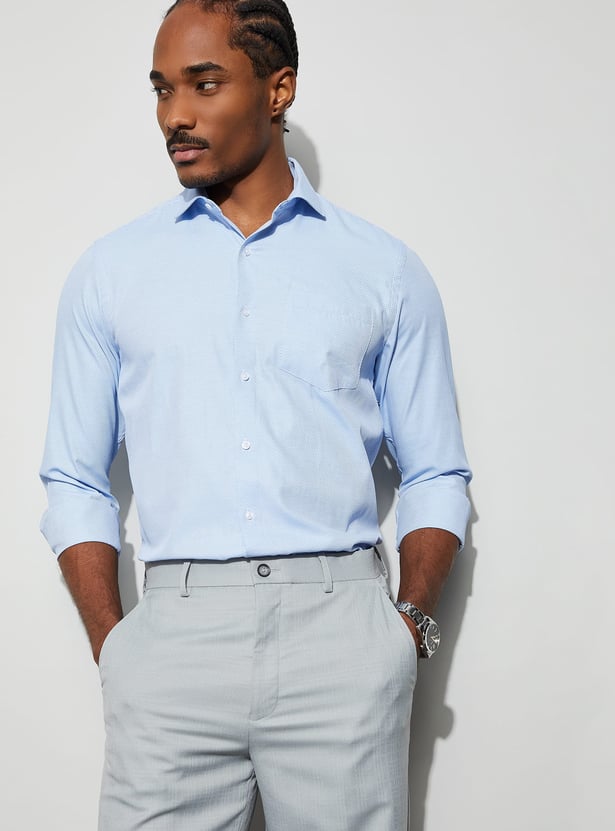 CODE Striped Slim Fit Formal Shirt