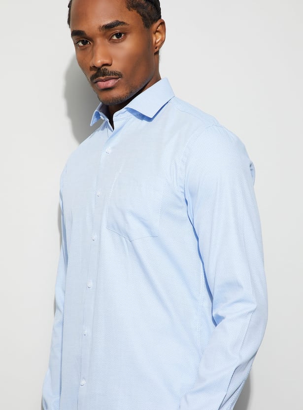 CODE Striped Slim Fit Formal Shirt