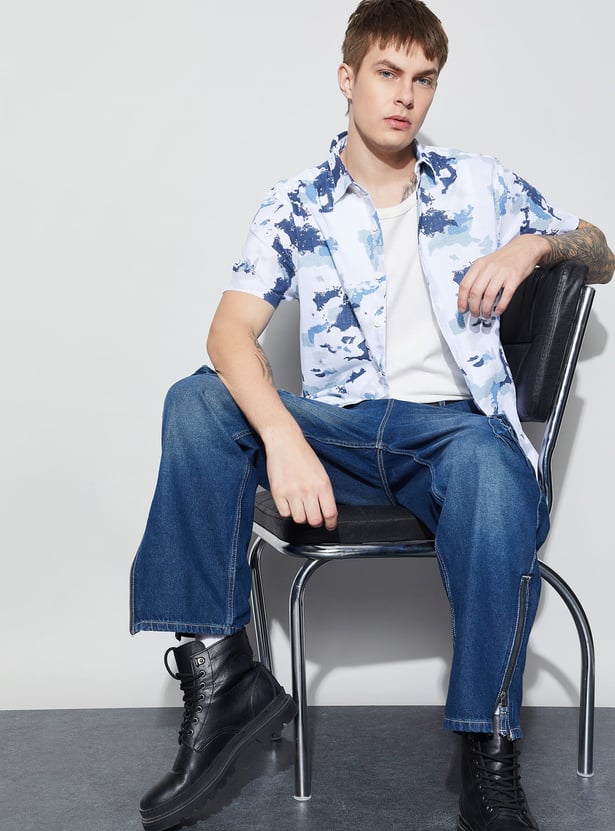 FORCA Printed Regular Fit Shirt