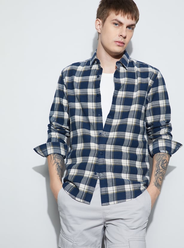 DENIMIZE Checked Smart Fit Shirt