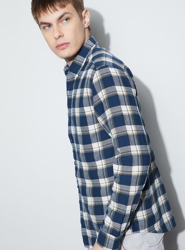 DENIMIZE Checked Smart Fit Shirt