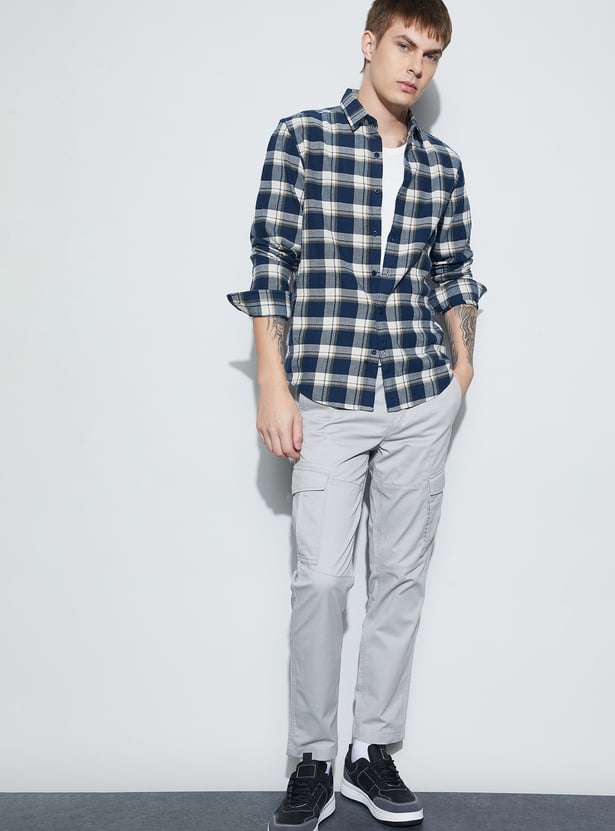 DENIMIZE Checked Smart Fit Shirt