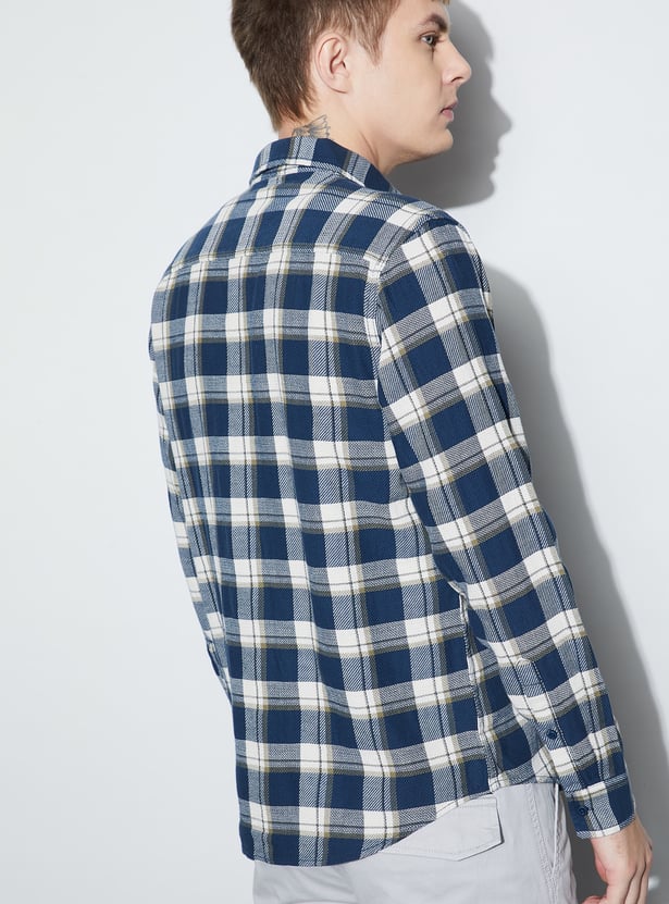 DENIMIZE Checked Smart Fit Shirt