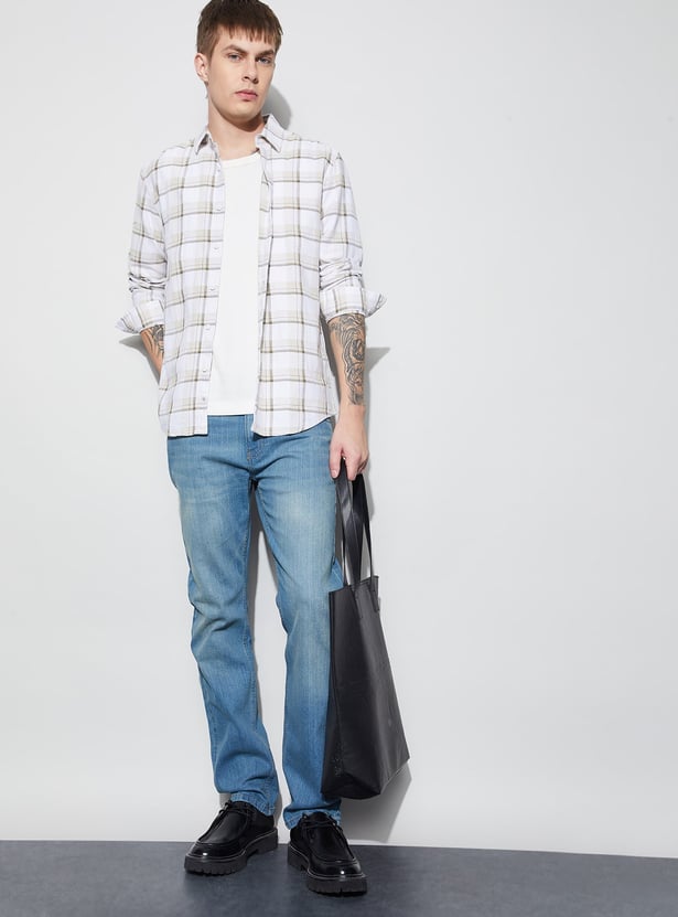 DENIMIZE Checked Smart Fit Shirt