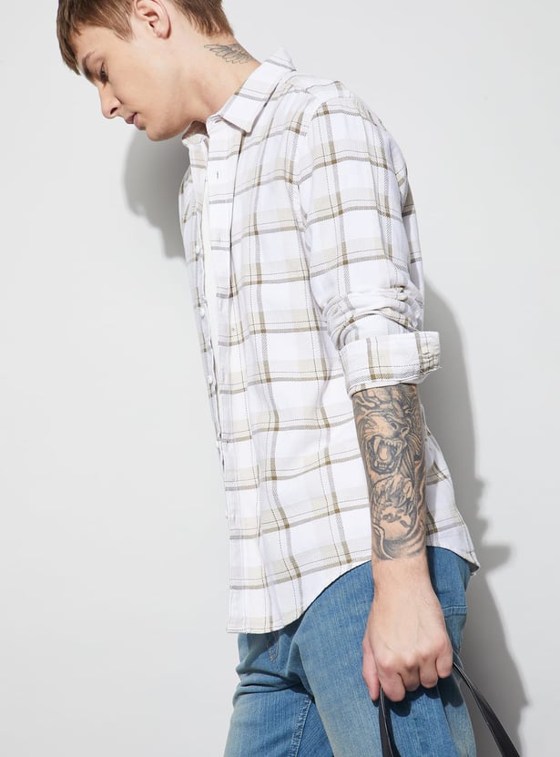 DENIMIZE Checked Smart Fit Shirt