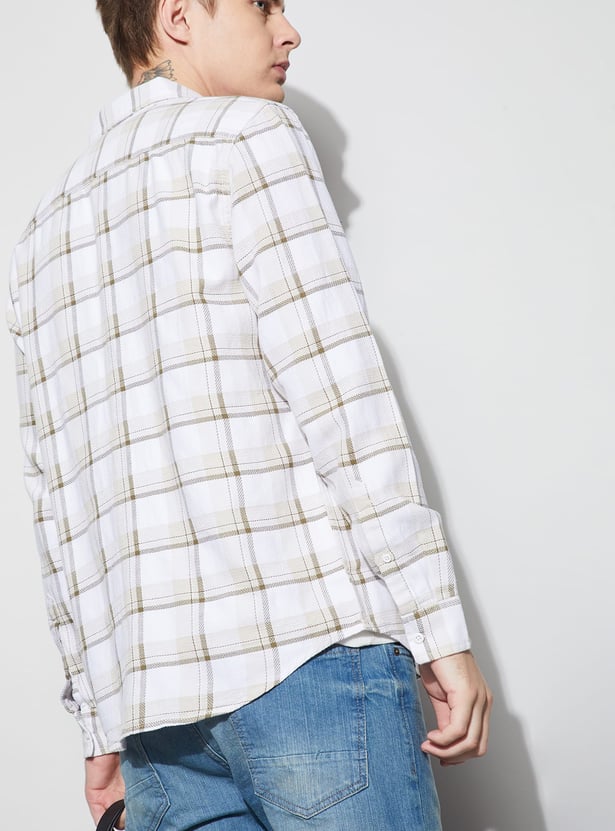DENIMIZE Checked Smart Fit Shirt