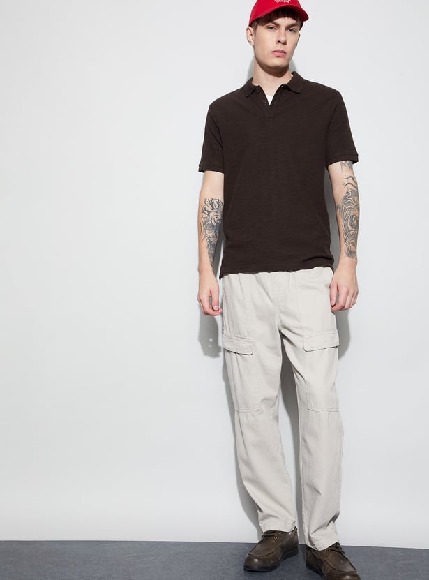 FORCA Solid Polo T-shirt