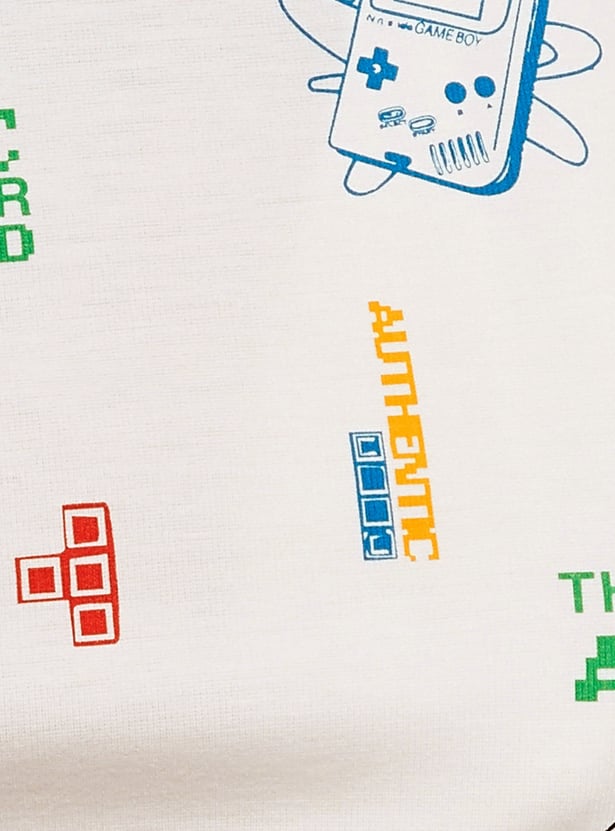 KAPPA Graphic Print Regular Shorts