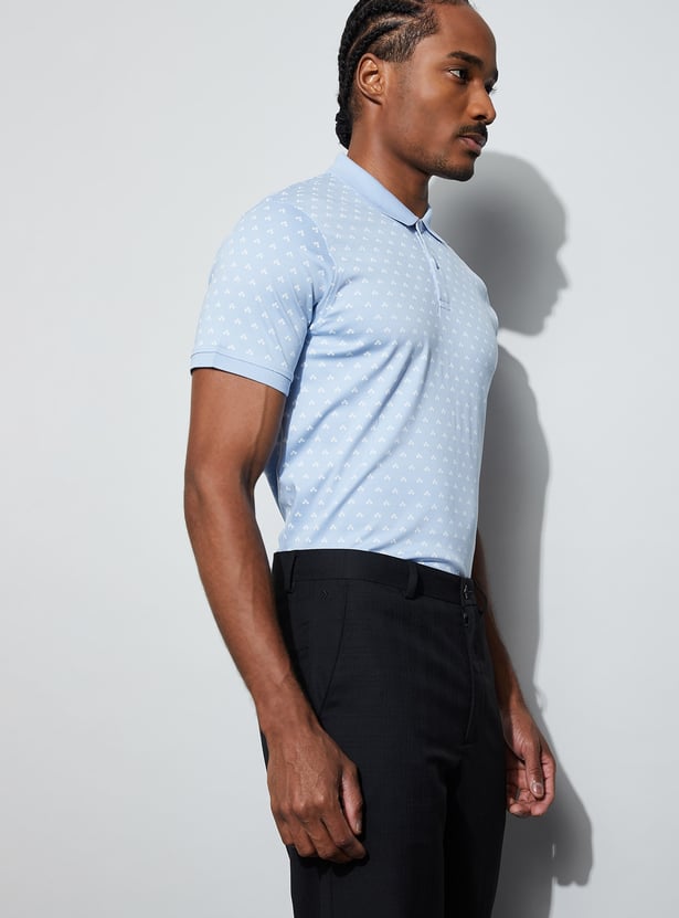 CODE Printed Polo T-shirt