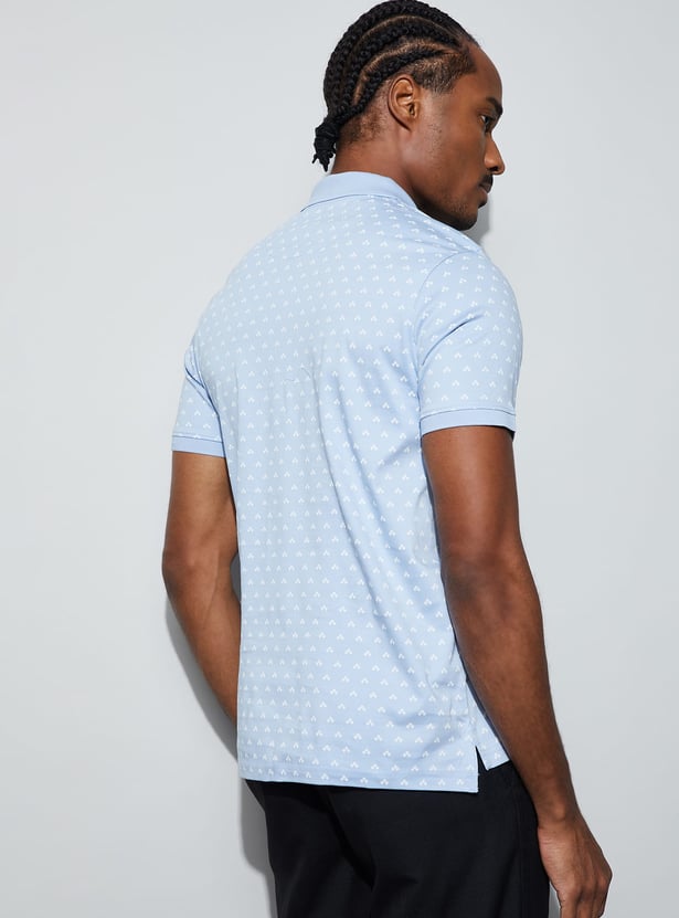 CODE Printed Polo T-shirt