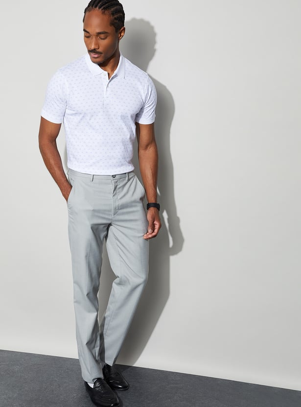 CODE Printed Polo T-shirt