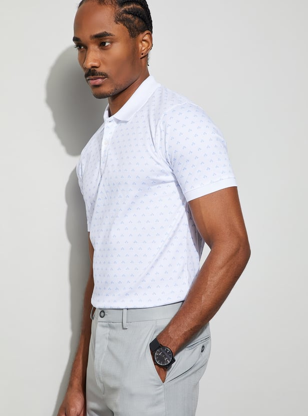 CODE Printed Polo T-shirt