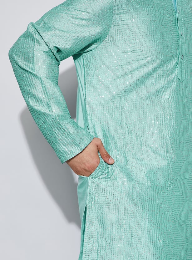 MELANGE Sequins Embellished Kurta