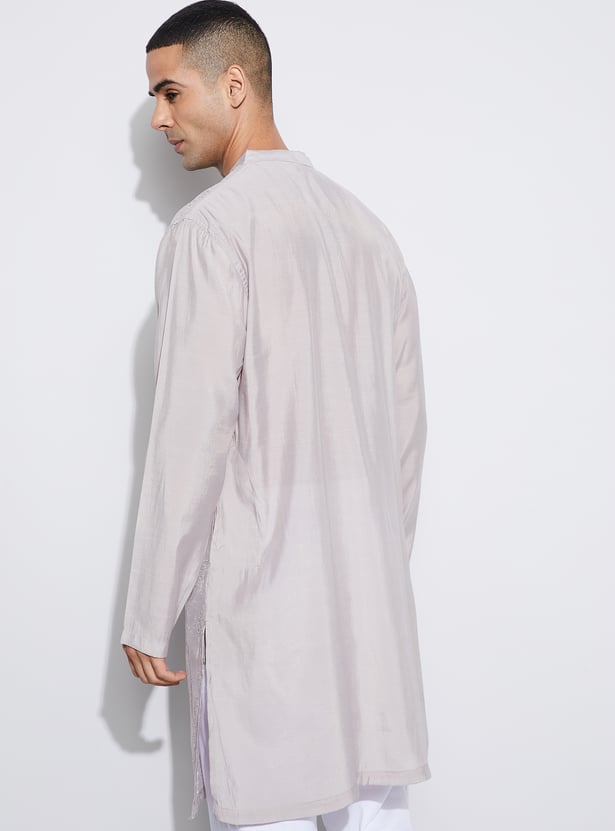 MELANGE Embroidered Knee Length Kurta