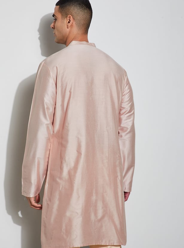 MELANGE Embroidered Calf Length Kurta