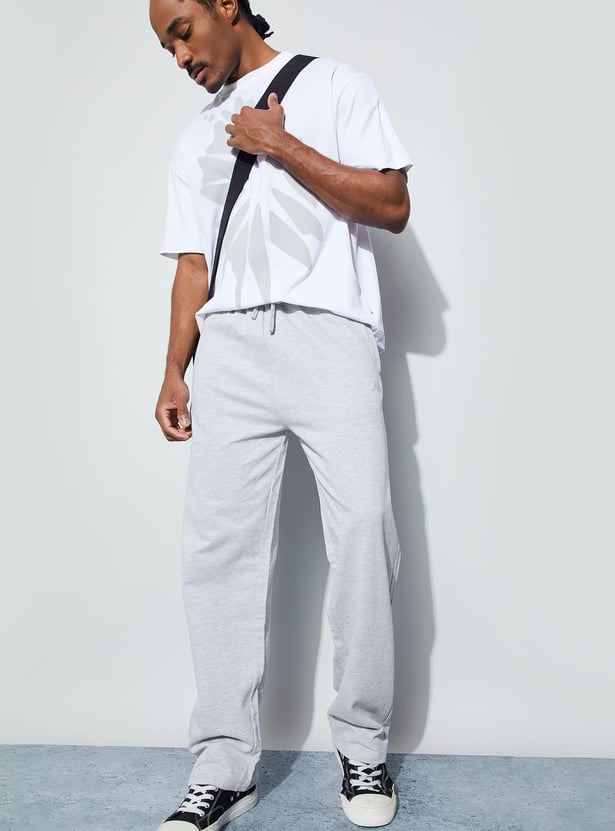 KAPPA Solid Loose Fit Track Pants