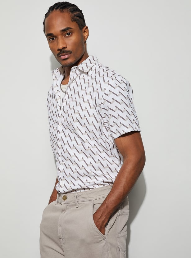 BOSSINI Printed Regular Fit Shirt