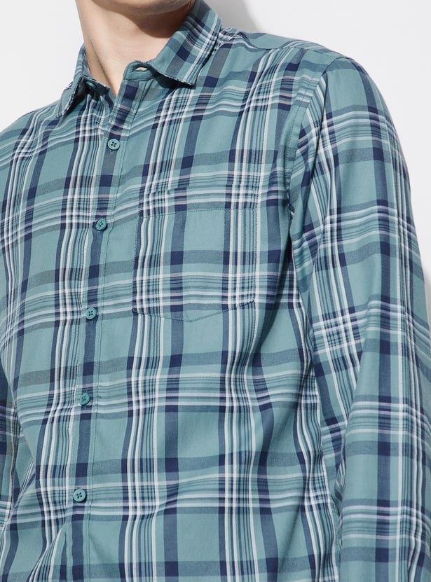 FAME FOREVER Checked Smart Fit Shirt