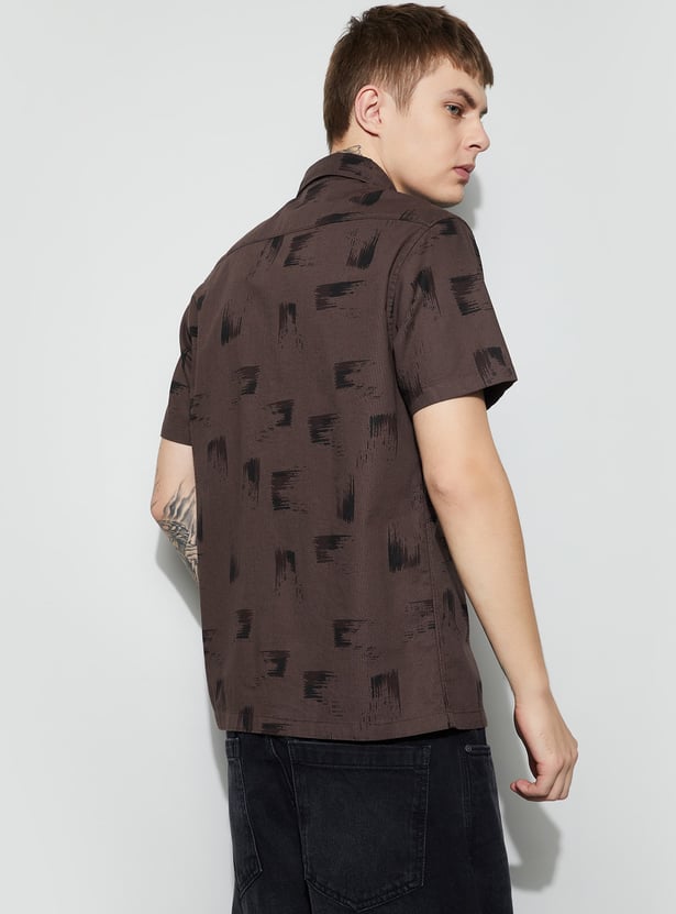 FAME FOREVER Printed Smart Shirt