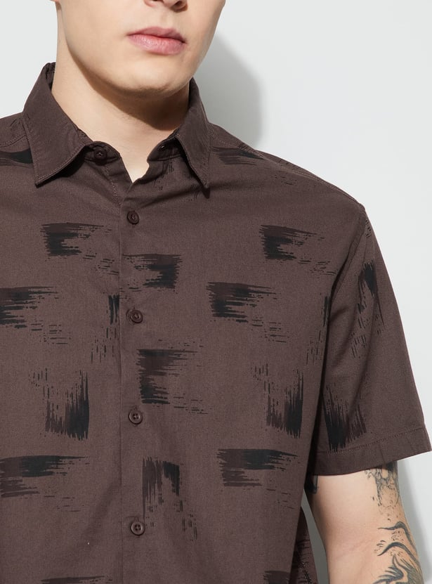 FAME FOREVER Printed Smart Shirt