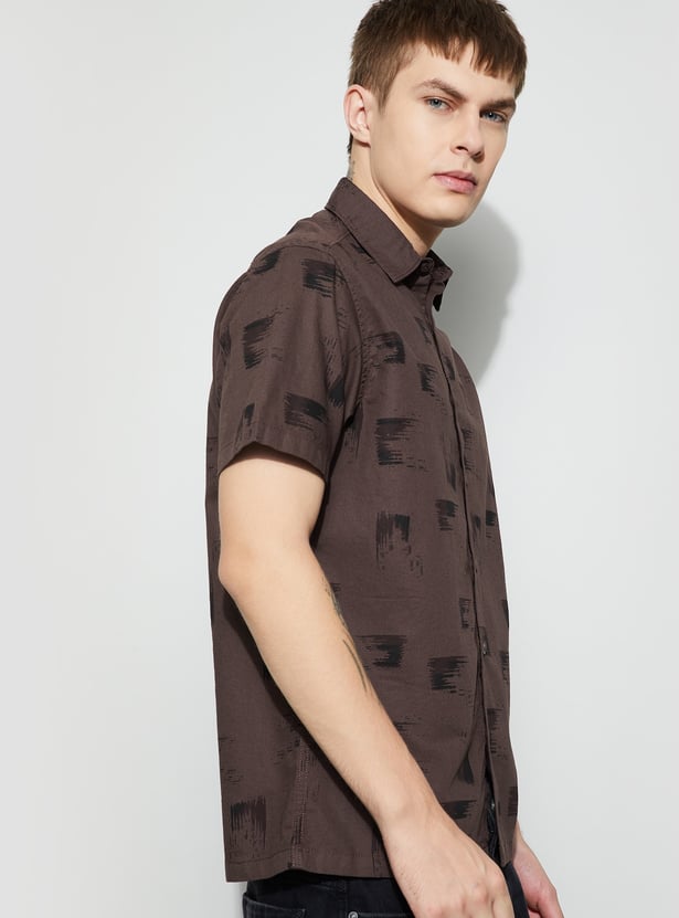 FAME FOREVER Printed Smart Shirt
