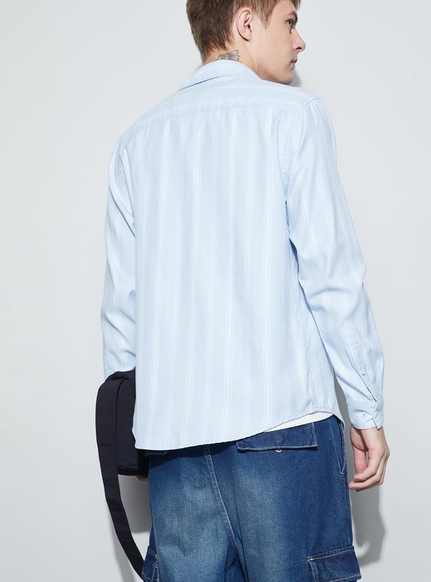 FAME FOREVER Striped Regular Fit Shirt