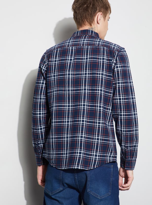 FAME FOREVER Checked Regular Fit Shirt