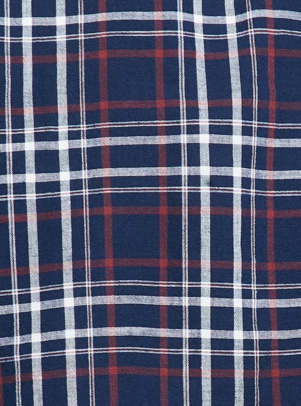 FAME FOREVER Checked Regular Fit Shirt
