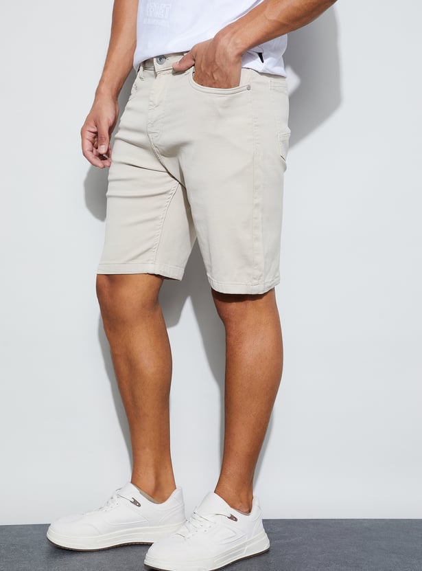 BOSSINI Solid Regular Shorts