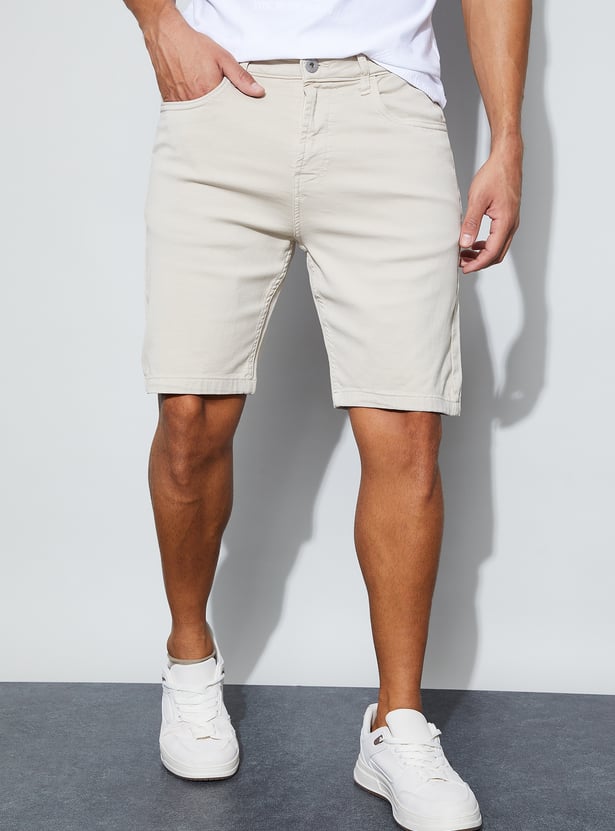 BOSSINI Solid Regular Shorts