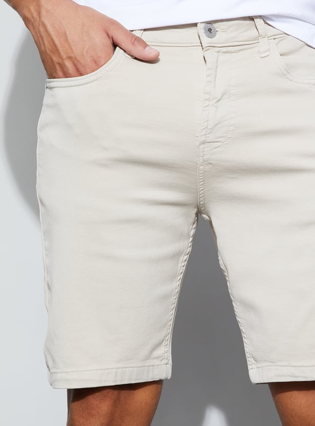 BOSSINI Solid Regular Shorts