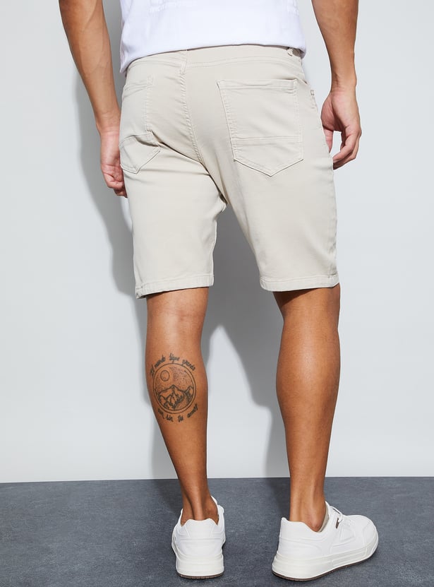 BOSSINI Solid Regular Shorts