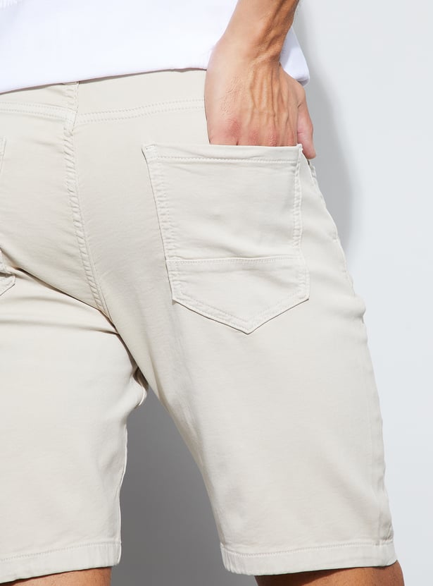 BOSSINI Solid Regular Shorts
