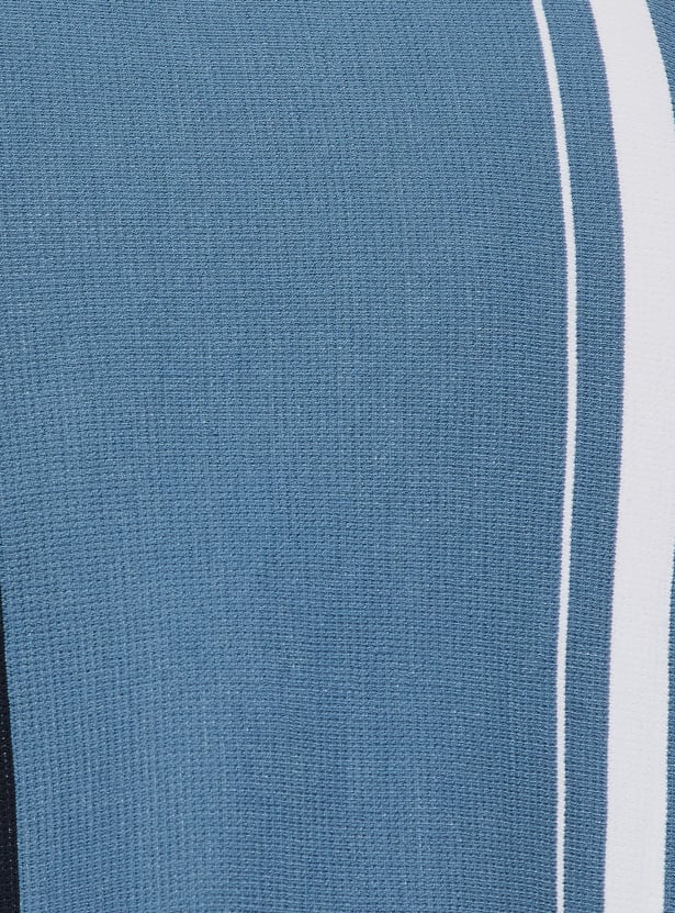 FAME FOREVER Striped Polo T-shirt