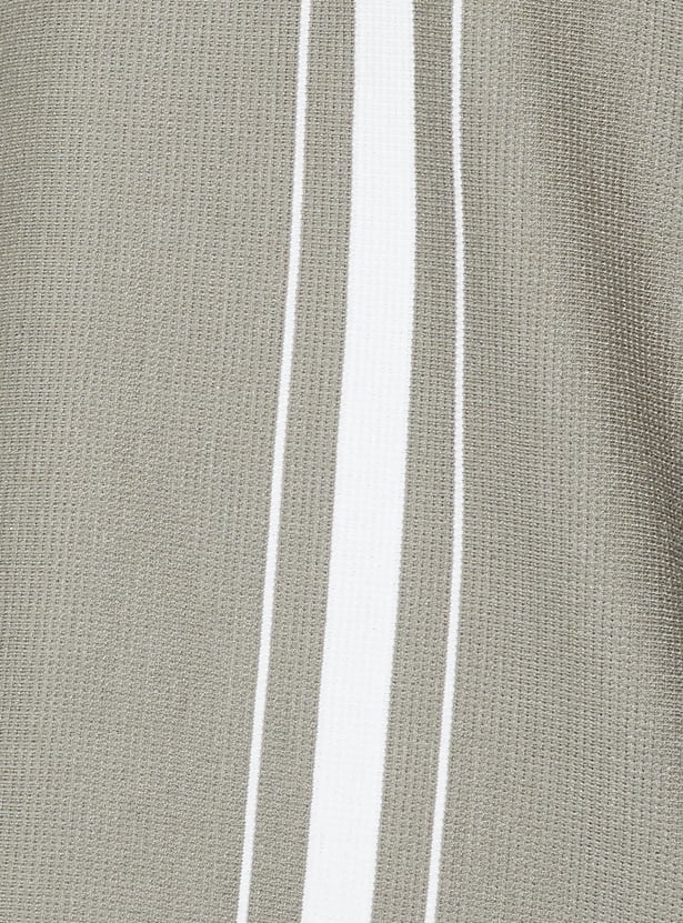 FAME FOREVER Striped Polo T-shirt