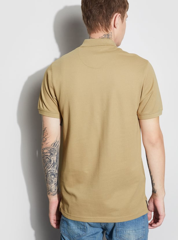 FAME FOREVER Striped Polo T-shirt